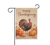 Hello Fall Autumn Pumpkin Turky Flags of Garden Outdoor Merry Christmas Banner for Patio Decoration 30,5 x 45,7 cm double face