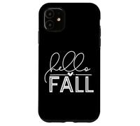 Hello Fall Pumpkin Love Fall Y'all Season Fall Vibes Coque pour iPhone 11