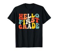 Hello First Grade Back to School Teacher Student Boy Kids T-Shirt