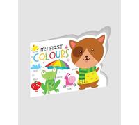 Hello Friend Books Die Cut Board Book: My First Colours- Shaped Board Book with Vibrant Illustrations for Kids
