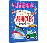 Hello Friend Books Learning My First Vehicles- Illustrated Board Book for Kids