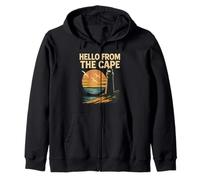 Hello From The Cape Chemise Vintage Phare Mouette Coucher de Soleil Sweat à Capuche
