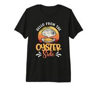 Hello from The Oyster Side Loves Shellfish Seafood Festival T-Shirt Haut de Gamme