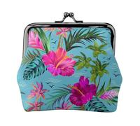 Hello Hawaii - Portefeuille léger minimaliste pour voyages quotidiens et aventures de voyage, noir, taille unique, Art Déco, Noir , Talla única, Art déco