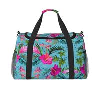 Hello Hawaii Sac de voyage à main - Grand sac de courses réutilisable, idéal pour le camping, le sport, la salle de sport et les activités de plein air, Noir , Taille unique