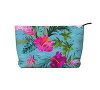 Hello Hawaii Trousse de toilette en velours côtelé, Noir , Taille unique