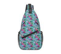 Hello HawaiiPrint Sac à bandoulière léger pour homme et femme