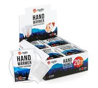 HELLO HEAT Pack chaud 20 paires de chauffemains I Coussinets chauffants pour 8 heures de chaleur I Chauffepoche activable instantanée I Heatpad fiable et chaud - Idéal pour sac de veste, poche