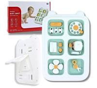HELLO HIPPO® Busy Board Montessori - Tablette d’Activités | Jouet Éducatif Bébé 1-3 Ans pour Motricité Fine & Éveil Sensoriel