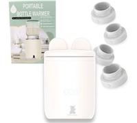 Hello Hippo - Chauffe-biberon Compact et Portable : USB-C Rechargeable, Anti-Fuite, Compatible avec Philips Avent, MAM, NUK | 4 Températures Réglables | Chauffage Rapide et Efficace