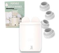 Hello Hippo - Chauffe-biberon Compact et Portable : USB-C Rechargeable, Anti-Fuite, Compatible Philips Avent, MAM, NUK | 4 Températures Réglables | Chauffage Rapide et Efficace