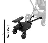 Hello Hippo® Planche Pour Poussette Universelle, Avec Siège - Adaptateur Pour Poussette Double Pratique Et Compact - Planche À Roulettes