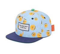 Hello Hossy - Bball Crew - Casquette enfant Bleu / Orange - 2 - 5 ans (48 - 52 cm)