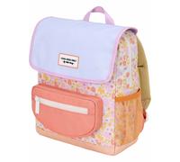 Hello Hossy - Cartable déperlant - Retro Flower Backpack - Taille Enfant 6 ans et plus - Rose Rose 6 ans et plus