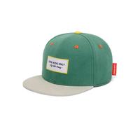 Hello Hossy - Mini Captain Cap - Casquette enfant Vert / Gris - + 6 ans (52 - 56 cm)