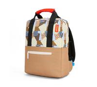 Hello Hossy - Patchwork Backpack - Sac à dos urbain enfant Patchwork / Marron / Noir - 9.3 L
