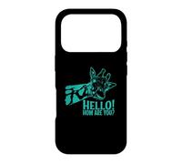 Hello How are You ? Girafe Exotique Animal Coque pour iPhone 17 Pro