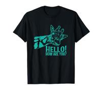 Hello How are You ? Girafe Exotique Animal T-Shirt