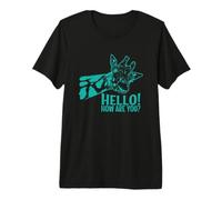 Hello How are You ? Girafe Exotique Animal T-Shirt Haut de Gamme