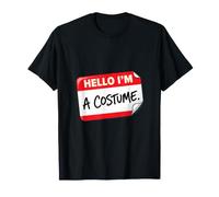 Hello I Am A Costume Amusant pour Halloween Paresseux T-Shirt