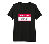 Hello I Am Mohammad Funny Mohd Nom Citation Hello I'm Muhammad T-Shirt Haut de Gamme