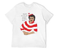 Hello is It Me You're Looking for T-Shirts Graphic Tee Funny Lionel Richie 90'S51530 Men's T Shirt White XXL