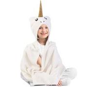 AC-Déco Plaid enfant Licorne en polyester Blanc G