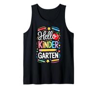 Hello Kindergarten Chemise Garçon Fille Enseignant Retour à l'école Débardeur