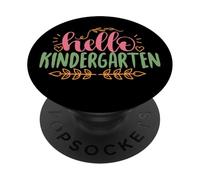 Hello Kindergarten Funny Back to School for Kids PopSockets PopGrip Adhésif