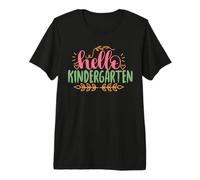 Hello Kindergarten Funny Back to School for Kids T-Shirt Haut de Gamme