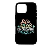 Hello Kindergarten Grade Funny Back to School Kids Coque pour iPhone 16 Pro Max