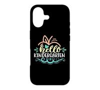 Hello Kindergarten Grade Funny Back to School Kids Coque pour iPhone 17