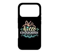 Hello Kindergarten Grade Funny Back to School Kids Coque pour iPhone 17 Pro