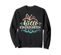 Hello Kindergarten Grade Funny Back to School Kids Sweatshirt