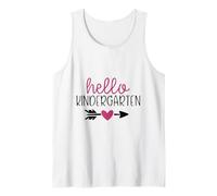Hello Kindergarten Parent Or Teacher Disant Nouvel an Scolaire Débardeur