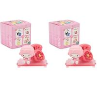 Hello Kitty, 1 Figurine 4,5cm et Accessoires dans Une Boite Transparente, Série Love Calling, Modèle aléatoire, pour Les Enfants à partir de 3 Ans, HKT28 (Lot de 2)