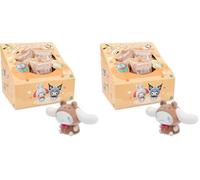 Hello Kitty, 1 Figurine à Collectionner, 4cm, Série Cross Dressing, Modèle aléatoire, pour Les Enfants à partir de 3 Ans, HKT46 (Lot de 2)