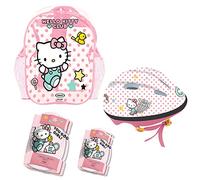 HELLO KITTY 2 Set de Protection et Casque - Dès 3 Ans -D'Arpèje - OHKY004-2 Multicolore