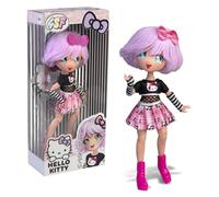 Hello Kitty - 4SF, Poupée, 20 cm, Modèle Teddy Rock, pour Les Enfants dès 4 Ans, HKTF01