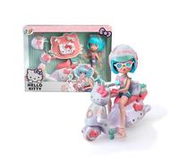 Hello Kitty - 4SF, Poupée Pretty Pink et Son Scooter, avec Accessoires, 20 cm, pour Les Enfants dès 6 Ans, HKTF3