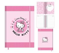 Hello Kitty Agenda 2025 A5 - Charmant design DTP avec graphiques emblématiques de chat, pages mensuelles et hebdomadaires pour un planning quotidien élégant, des notes créatives et une planification