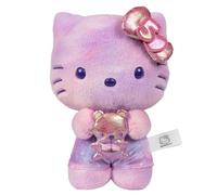 Hello Kitty and Friends Peluche Hello Kitty 50e anniversaire 20,3 cm avec 50e anniversaire de mariage - 5 décennies d'amitié - Produit sous licence officielle Sanrio de Jazwares