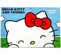 Hello Kitty Autocollant pour voiture 22,9 cm | Accessoires de voiture Hello Kitty | Autocollant Peel Me | Autocollant en vinyle imperméable | 22,9 cm | Sous licence officielle