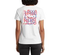 Hello Kitty avec Lettres Style Graffiti T Shirt Femme Premium