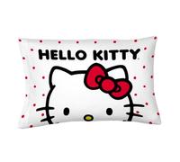Hello Kitty Beauty Taie d'oreiller Standard en Satin Soyeux 50,8 x 76,2 cm pour Les Cheveux et la Peau, (Produit sous Licence Officielle) par Franco