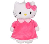 Hello Kitty Bouillotte en caoutchouc avec housse DOUX, GRANDE bouillotte dans la housse, Mascot 750 ml (Rose)