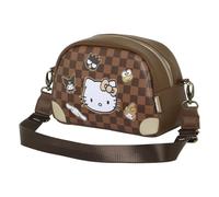 HELLO KITTY Bowling Lite, Sac à Bandoulière 23 x 14 cm Unisex Kids, Brun, One Size