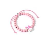 The Carat Shop Bracelet Hello Kitty perles roses avec breloque My Melody 21 cm G