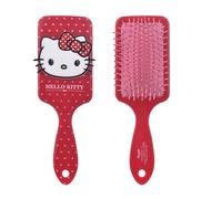 Hello Kitty Brosse à cheveux démêlante en silicone, design rectangulaire mignon et fonctionnel pour tous les types de cheveux, douce pour les nœuds, parfaite pour les enfants et les adultes