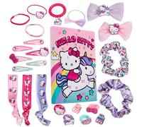 Hello Kitty Calendrier de l'Avent 2025 Fille Compte à Rebours Noel 24 Surprises Cheveux Accessoires Kawaii Élastiques Chouchous Cadeau Fille